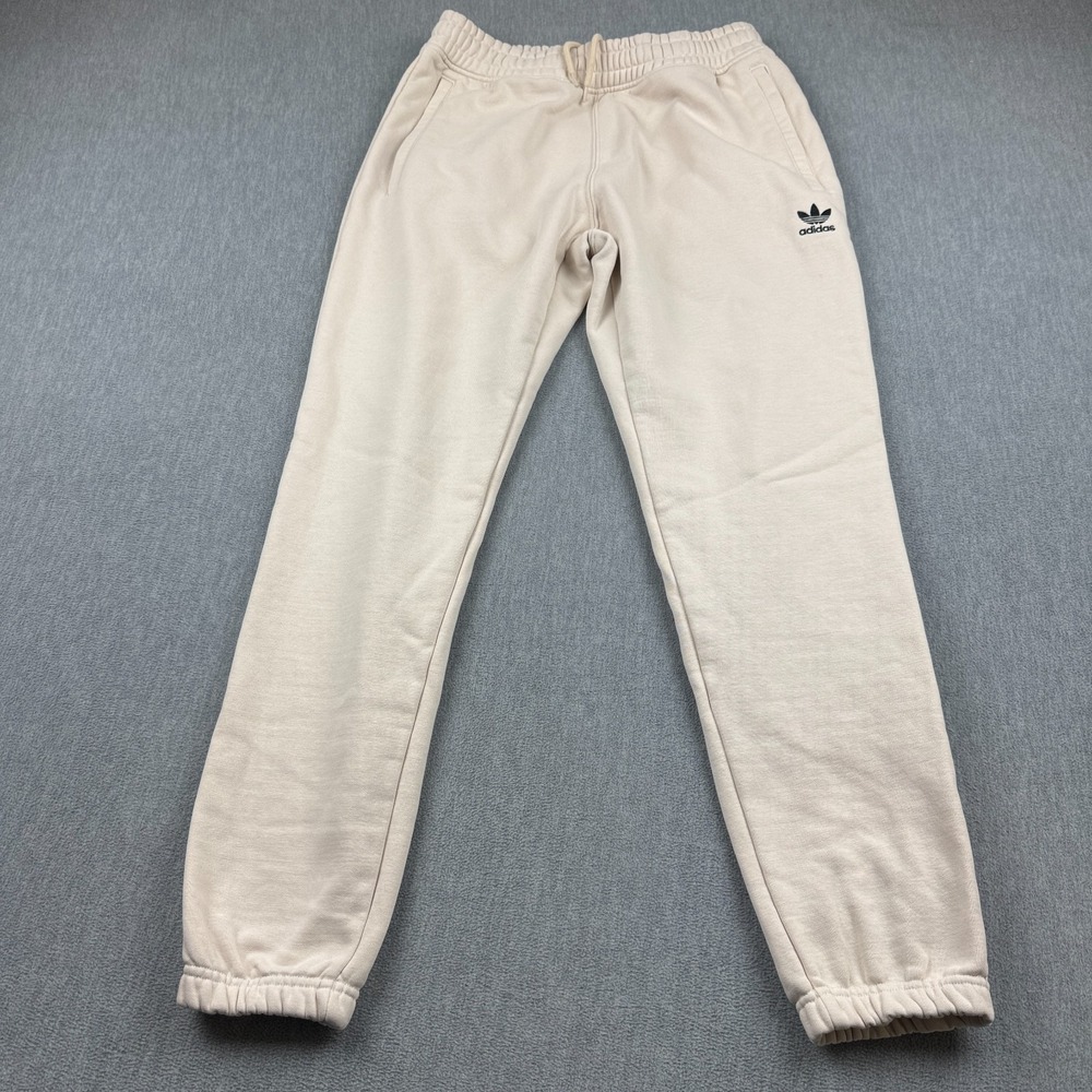 Adidas Pants Mens Medium Beige Adicolor Essentials Fleece Jogger Sweat Athletic